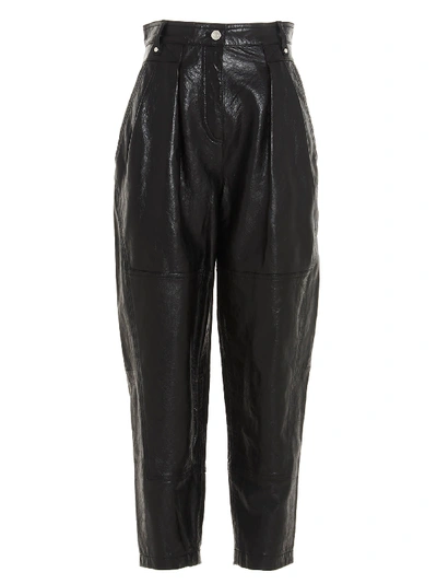 Iro Menden Pants In Black Leather
