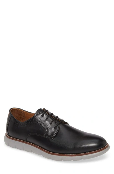 Johnston & Murphy Holden Plain Toe Derby In Black