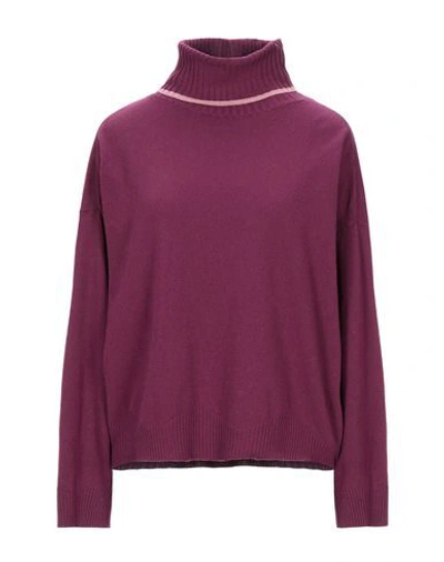 Semicouture Turtleneck In Mauve