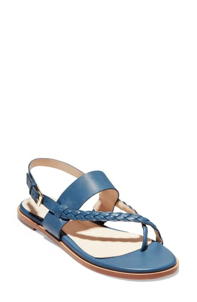 Cole Haan Anica Sandal In Vintage Indigo Leather