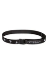 OFF-WHITE LOGO INDUSTRIAL WOVEN BELT,OWRB043S21FAB0011001