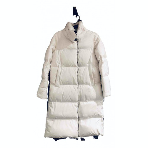 Pre-Owned Tommy Hilfiger White Fur Coat | ModeSens