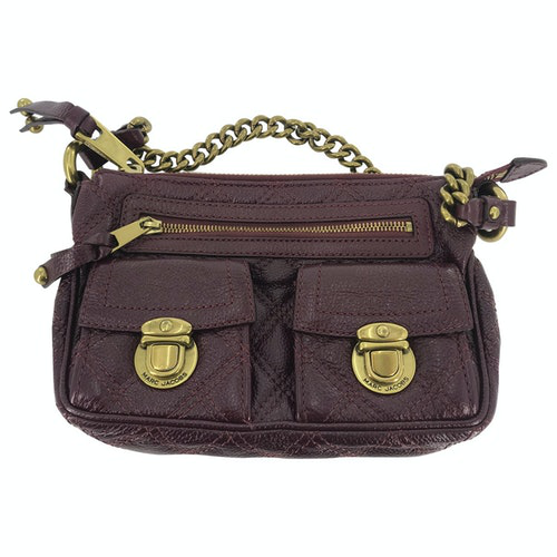 Pre-Owned Marc Jacobs Burgundy Leather Handbag | ModeSens