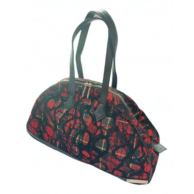 Pre-owned Alexander Mcqueen Red Cloth Handbag