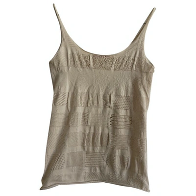 Pre-owned Prada Beige  Top