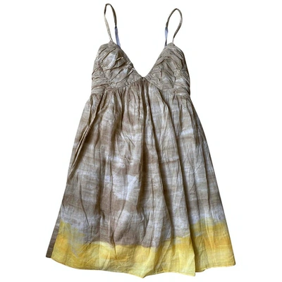 Pre-owned Prada Beige Cotton Dress