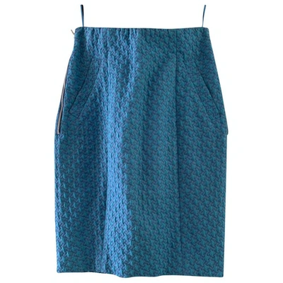 Pre-owned Acne Studios Mid-length Skirt In Blue