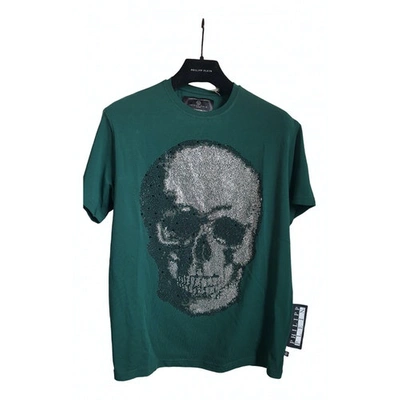 Pre-owned Philipp Plein Green Cotton T-shirts