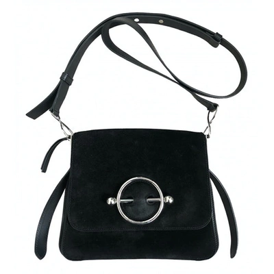 Pre-owned Jw Anderson Disc Black Leather Handbag