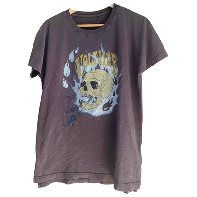 Pre-owned Zadig & Voltaire Spring Summer 2020 Grey Cotton  Top