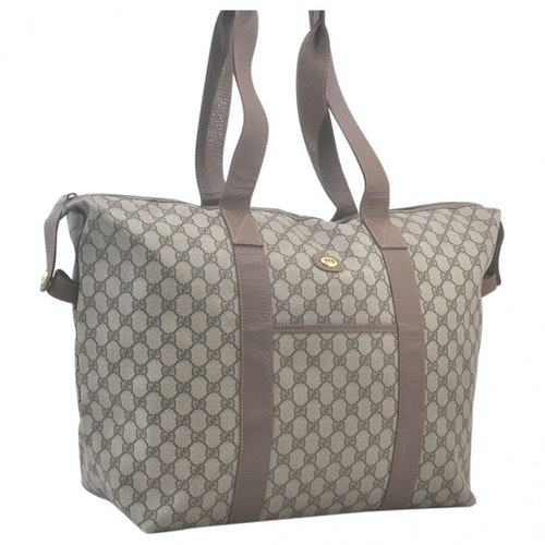 Pre-Owned Gucci Brown Travel Bag | ModeSens