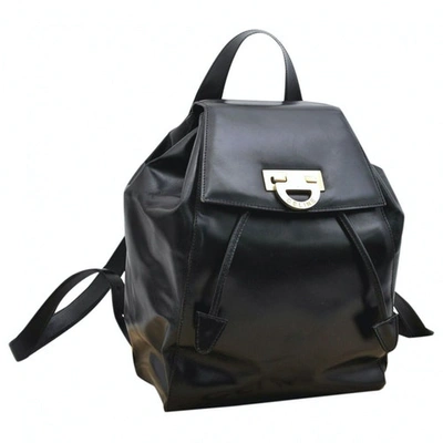 Pre-owned Celine Black Leather Backpack