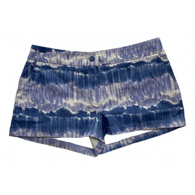Pre-owned Luisa Beccaria Blue Cotton Shorts