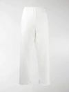 Mm6 Maison Margiela Off-white Cropped Lounge Pants