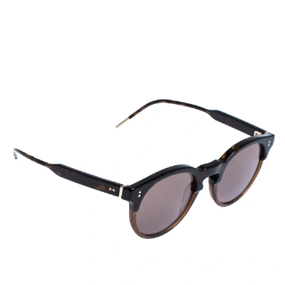 Pre-owned Dolce & Gabbana Havana/transparent Brown Dg4329f Sunglasses
