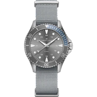 Hamilton Khaki Navy Scuba Quartz In Grey