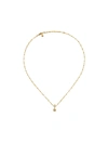 Gucci Flora 18k Gold Diamond Flower Necklace W/ Micro Pearls In Yellow Gold