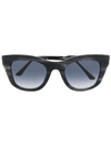 Thierry Lasry Supremacy 203f Cat Eye Sunglasses In Black