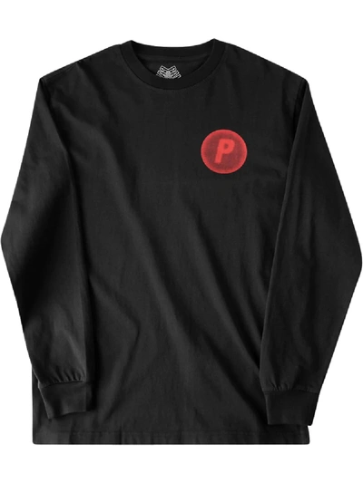 Palace Pircular Long-sleeve T-shirt In Black
