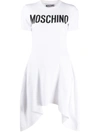 MOSCHINO LOGO PLEATED DRESS