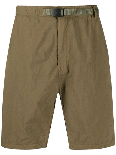 White Mountaineering X Gramicci Easy Fitted Shorts In Brown