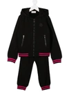 Moncler Little Girl's & Girl's 2-piece Jacket & Track Pants Set In Black