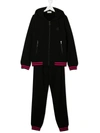 Moncler Little Girl's & Girl's 2-piece Jacket & Track Pants Set In Black