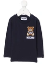 MOSCHINO TEDDY BEAR PATCH-EMBELLISHED T-SHIRT