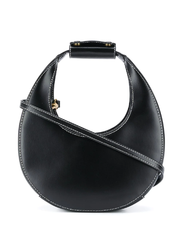 Staud Mini Moon Shoulder Bag In Black | ModeSens