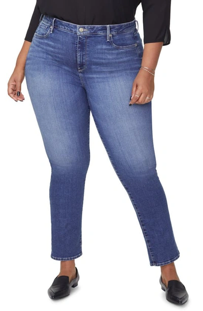 Nydj Plus Sheri Alton Slim Straight Leg Jean In Blue