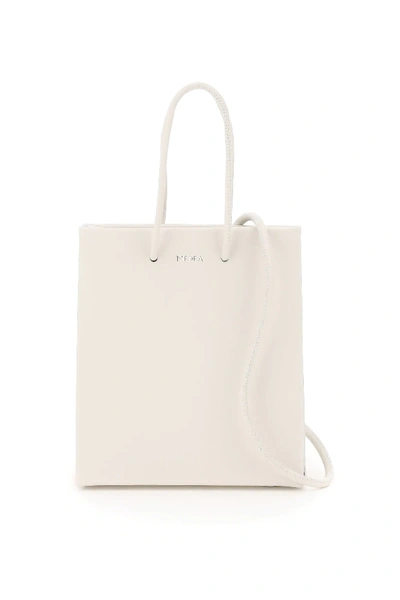 Medea Prima Short Crossbody Bag In White