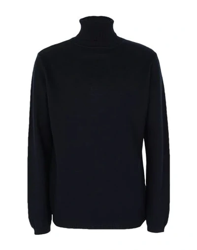 Grey Daniele Alessandrini Turtleneck In Dark Blue