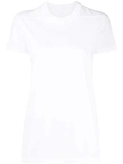 Rick Owens Drkshdw "level" T-shirt In White