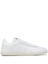 Tod's Leather Sneaker Tabs With In White