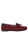 Tod's Loafers In Garnet