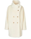 MAX MARA TEDDY COAT,MAXM23Y6WHT