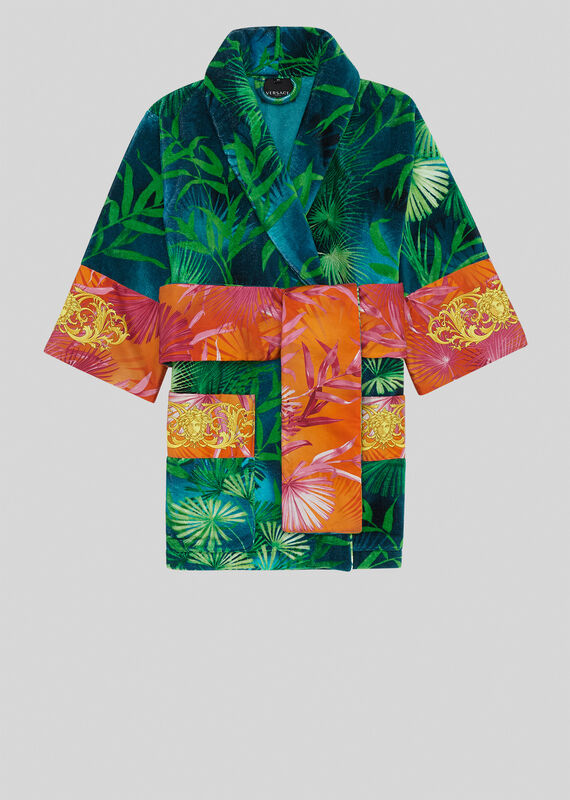 versace jungle print robe