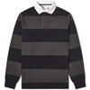 Pop Trading Company POP Trading Company Striped Rugby Polo Shirt