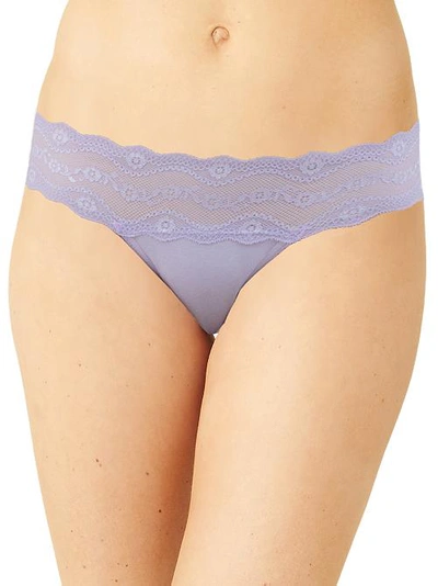 B.tempt'd By Wacoal B.adorable Thong In Wisteria