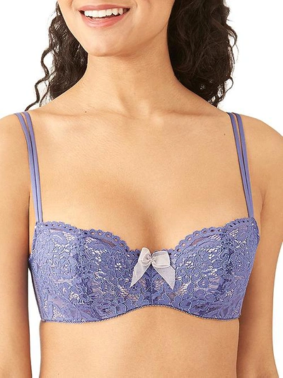 B.tempt'd By Wacoal Ciao Bella Lace Underwire Balconette Bra In Marlin