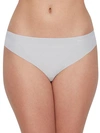 Calvin Klein Invisibles Thong In Jet Gray