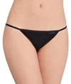 Calvin Klein Sleek Model G-string Thong Underwear D3509 In Black
