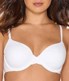 Calvin Klein Perfectly Fit Full Coverage T-shirt Bra F3837 In White