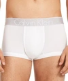 Calvin Klein Customized Stretch Low Rise Trunks In White