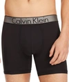 Calvin Klein Customized Stretch Boxer Briefs In Black