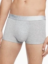 Calvin Klein Men's Ultra-soft Modal Trunks In Grey Heather
