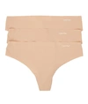 CALVIN KLEIN INVISIBLES THONG 3-PACK
