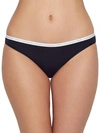 Calvin Klein Ck One Cotton Singles Bikini Underwear Qd3785 In Black