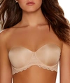 Calvin Klein Seductive Comfort Lace Strapless Lift Multiway Bra Qf1437 In Bare