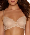 Calvin Klein Seductive Comfort With Lace Full Coverage Bra Qf1741 In Bare